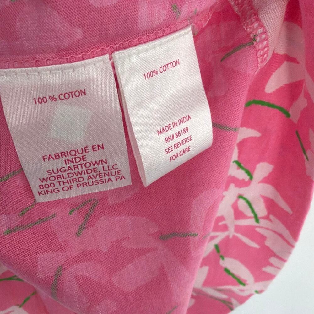 Lilly Pulitzer Women's Confetti Pink Liza Overprint Carey Dress Size M - Picture 8 of 11